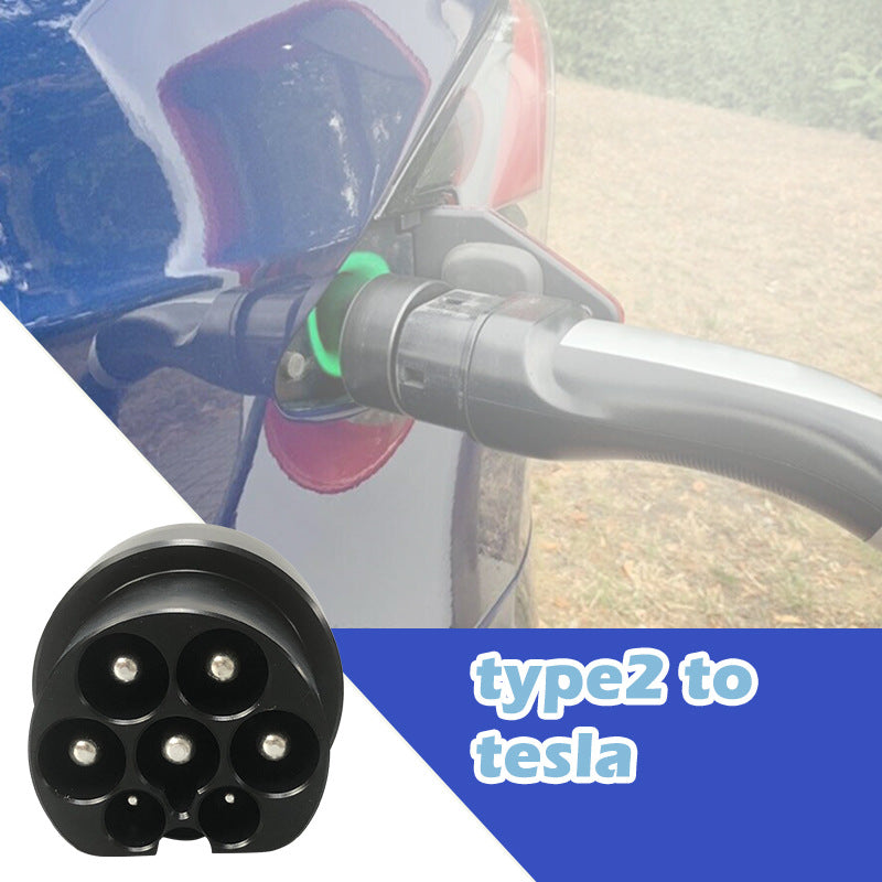 Type2 to Tesla Adapter, DC 200A 500V Tesla Plug for EV Charging Station