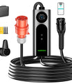 Noeifevo Type 2 Mobil EV Wallbox, 11KW 3-fas CEE16A Justerbar Laddningskraft EV-laddare, 5m/10m/15m EV-laddkabel för Model Y/3, ID.3/4/5, MG4, EX30, e-up, e-tron, Zoe och andra elbilar.
