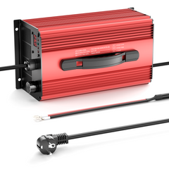 NOEIFEVO 75.6V 25A Lithium-Batterieladegerät für 66.6V (60V) 18S Lithium-Li-Ionen-Lipo-Batterie, LCD-Display, Strom einstellbar, Ladegerät für E-Bike, Roller, Elektromotorrad