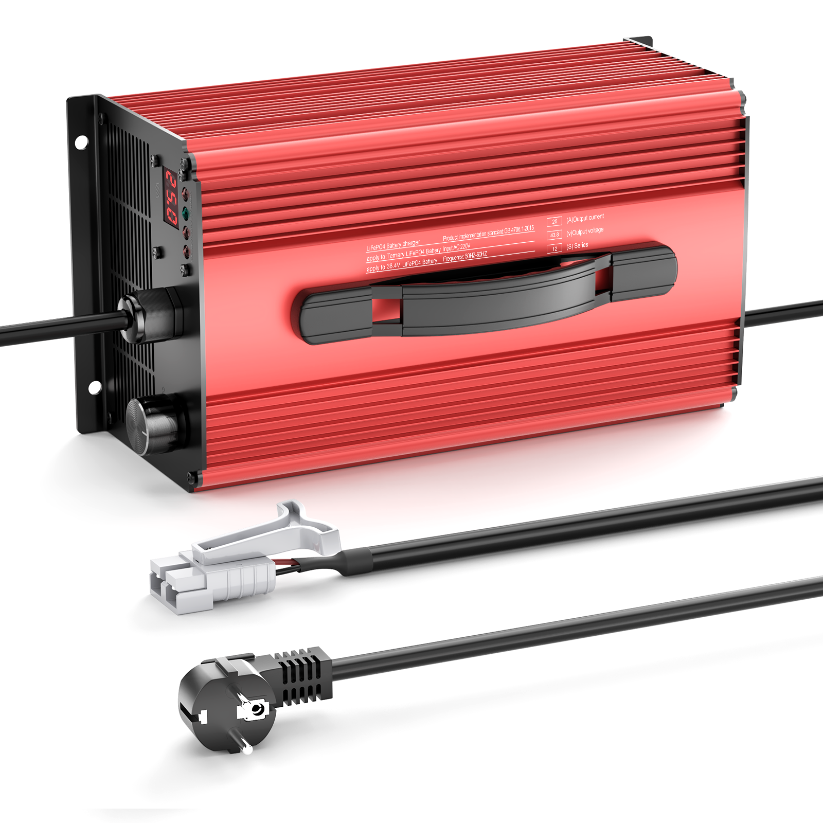 Noeifevo Nabíjačka batérie LiFePO4 73V 25A pre lítium-ionovú batériu LiFePO4 64V (60V) 20S, pre systémy napájania pre RV, člny, golfové vozíky a domáce systémy na ukladanie energie