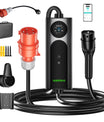 NOEIFEVO 2026 Pro Mobile Wallbox 11kw mit app, e auto CEE 16A auf Typ 2 Ladekabel, 3-phasig EV Ladegerät für Allen EVs(IEC 62196-2) & PHEVS
