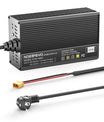 Noeifevo 29.2V 5A LiFePO4 akkulaturi 24V 25.6V LiFePO4 akulle, XLR/IEC/XT60/Anderson 50A/M8