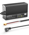 Noeifevo 14.6V 10A LiFePO4 akkulaturi 12V 12.8V LiFePO4 akulle, XLR/IEC/XT60/Anderson 50A/M8