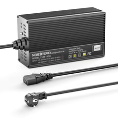 Noeifevo 58,4 V 3 A LiFePO4 Caricabatterie per batteria LiFePO4 48 V 51,2 V 16S, XLR/IEC/XT60/Anderson 50A/M8