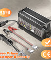 מטען סוללות Noeifevo 29.2V 15A LiFePO4 לסוללת ליתיום 24V 25.6V, הפעלת BMS 0V, כיבוי אוטומטי עם הגנה מלאה