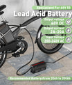 NOEIFEVO 60V 2A-20A Caricabatterie Regolabile per Batterie al Piombo, AGM, Gel, Caricabatterie per Golf Cart, con Display LED

