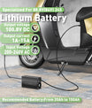 NOEIFEVO 100.8V 1A-15A Lithium Batterijlader voor 88.8V (84V) 24S Lithium-Li-Ion-Lipo Batterij, LCD Scherm, Instelbare Stroom