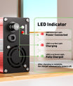 NOEIFEVO 46.2V 2A 3A 3.5A 4A Lithium-Ladegerät für 11S 40.7V Li-Ion Lipo-Batterien, mit LCD-Anzeige, Kühlventilator, automatischer Abschaltung(RED)