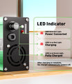 NOEIFEVO 25.2V 5A Lithium-Ladegerät für 6S 22.2V Li-Ion Lipo-Batterien, Kühlventilator, automatischer Abschaltung