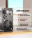 NOEIFEVO 54.6V 8A Caricabatterie al Litio per Batteria 13S 48.1V, con Display LED, Involucro in Alluminio, Ventola