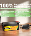 Noeifevo 58.4V 3A LiFePO4 batteriladdare för 48V 51.2V 16S LiFePO4 batteri, XLR/IEC/XT60/Anderson 50A/M8