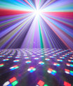 80W DJ-Partylicht mit Multi-Effekt, RG-Laser, UV- und Magic-Ball-Wash-Funktion, DMX512 (29 Kanäle), inklusive Stativ und Tragetasche für Hochzeiten, Bars und KTV