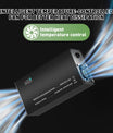 NOEIFEVO 48V 2A-20A Strømadjusterbart Batterilader for Blysyrebatterier, AGM, Gel, Golfbatterilader, LED-skjerm