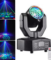 36W Partylicht, beweglicher Scheinwerfer mit Lichtstrahlmuster, RGB-Vollfarbe, DMX-Steuerung, Sprachsteuerungsmodus, Stroboskopeffekt, geeignet für DJs, Diskotheken, Familienfeiern und Weihnachten.