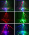 Discolicht Partylicht, LED RGB Licht DJ Projektor Musikgesteuert DJ Disco Lichter, DMX Effektstrahler Für KTV Familientreffen Hochzeit Geburtstag Halloween