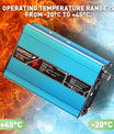 NOEIFEVO Chargeur Lithium 42V 2A 3A 3.5A 4A pour batteries Li-Ion Lipo 10S 37V, ventilateur de refroidissement, arrêt automatique (BLEU)