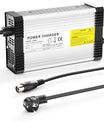 NOEIFEVO 67.2V 5A Cargador de batería de litio para batería de litio 16S 59.2V 60V, con ventilador de refrigeración y apagado automático.