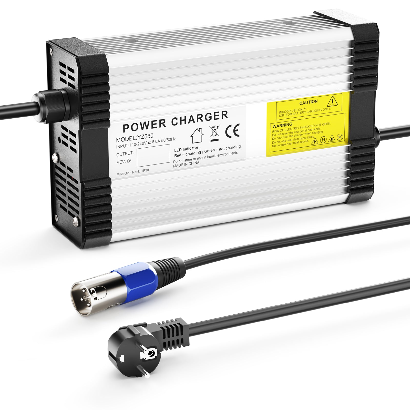 NOEIFEVO 82.8V-88.2V 4.5A Blysyre Batterioplader til 72V Blysyre Batteri, med Kølefan, Automatisk Afbrydelse