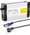 NOEIFEVO 50.4V 8A Carregador de bateria de lítio para bateria de lítio 12S 44.4V, com ventilador de resfriamento, desligamento automático.