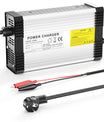 NOEIFEVO 67.2V 5A Cargador de batería de litio para batería de litio 16S 59.2V 60V, con ventilador de refrigeración y apagado automático.