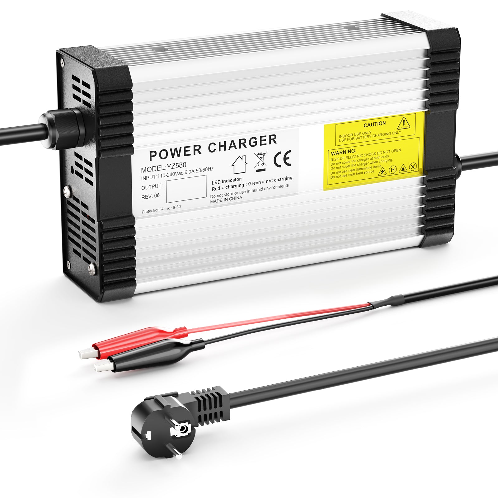 NOEIFEVO 82.8V-88.2V 4.5A Loodzuurbatterij Oplader voor 72V Loodzuurbatterij, met Koelventilator, Automatische Uitschakeling