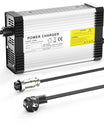 Carregador de bateria de lítio NOEIFEVO 134V 3,5A para bateria de lítio 32S 118,4V 120V, com ventilador de refrigeração e desligamento automático.