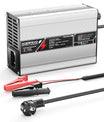 NOEIFEVO 29.4V 2A 3A 4A 5A litiumladdare för 7S 25.9V Li-Ion Lipo-batterier, kylfläkt, automatisk avstängning