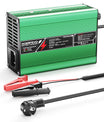 NOEIFEVO 54.6V 2A 2.5A 3A Lithium-Ladegerät für 13S 48.1V Li-Ion Lipo-Batterien, Kühlventilator, automatischer Abschaltung (GREEN)