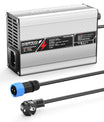 NOEIFEVO 33,6V 2A 3A 4A 5A Lithium-oplader til 8S 29,6V Li-Ion Lipo-batterier, med køleventilator, automatisk slukning