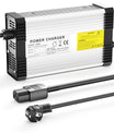 NOEIFEVO 71.4V 5A Lithium-batterilader til 17S 60V 62.9V Lithium-batteri, med køleventilator, automatisk afbrydelse.