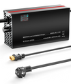 NOEIFEVO 48V 2A-20A Strømadjusterbart Batterilader for Blysyrebatterier, AGM, Gel, Golfbatterilader, LED-skjerm