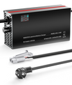 NOEIFEVO 48V 2A-20A Strømadjusterbart Batterilader for Blysyrebatterier, AGM, Gel, Golfbatterilader, LED-skjerm