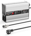 NOEIFEVO 33,6V 2A 3A 4A 5A Lithium-oplader til 8S 29,6V Li-Ion Lipo-batterier, med køleventilator, automatisk slukning