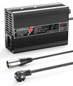 NOEIFEVO 24V 8A litium LiFePO4 batteriladdare, laddspänning 29,2V, med fläkt, aluminiumhölje, LCD-skärm
