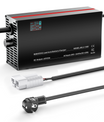 NOEIFEVO 48V 2A-20A Strømadjusterbart Batterilader for Blysyrebatterier, AGM, Gel, Golfbatterilader, LED-skjerm