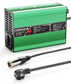 NOEIFEVO 13.8V-14.7V 8A  Blei-Säure-Batterieladegerät für 12V Blei-Säure Batterie,  Kühlventilator, automatischer Abschaltung (GREEN)