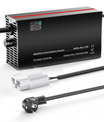 NOEIFEVO 58,8V 2-20A Lithium-baterie nabíječka pro 51.8V 52V 14S Lithium-Li-Ion-Lipo baterii, LCD displej, nastavitelný výkon, nabíječka pro E-kolo, skútr, elektrické motocykly