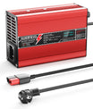 NOEIFEVO 12,6V 5A 6A 7A 8A 10A Carregador de Lítio para Baterias 3S 11,1V Li-Ion Lipo, Ventilador de Resfriamento, Desligamento Automático (Vermelho)