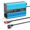 NOEIFEVO 37,8 V 6 A Lithium-žárovka pro 33,3 V 9S-baterii, automatické vypnutí, hliníkový kryt, s ventilátorem