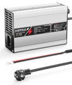 NOEIFEVO 33,6V 2A 3A 4A 5A Lithium-oplader til 8S 29,6V Li-Ion Lipo-batterier, med køleventilator, automatisk slukning