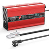 NOEIFEVO Carregador de bateria de chumbo-ácido 48V 8A, tensão de carregamento 55,2V–58,8V, desligamento automático, display OLED, caixa de alumínio, com ventilador.