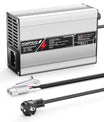 NOEIFEVO 33,6V 2A 3A 4A 5A Lithium-oplader til 8S 29,6V Li-Ion Lipo-batterier, med køleventilator, automatisk slukning