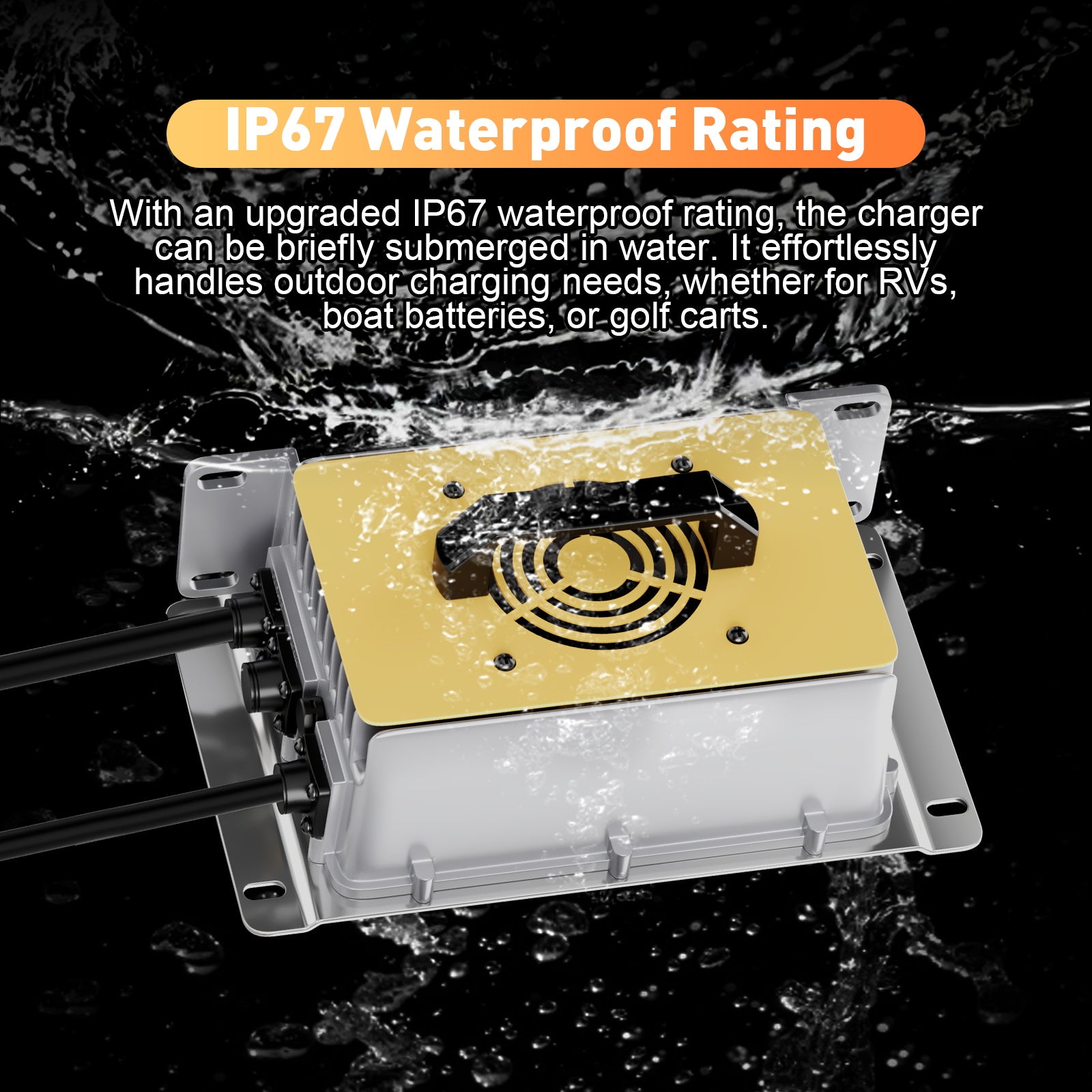 NOEIFEVO 29,2V 50A rýchla nabíjačka pre 24V 25,6V lítiovú LiFePO4 batériu, vodotesná, 0V BMS Activate