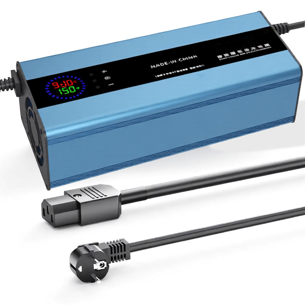 NOEIFEVO 15A Strøm 42V-88.2V Spenning Justerbar Li-ion LiFePO4 Lithium Lader For 36V 48V 60V 72V 84V batteri