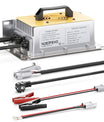 NOEIFEVO 58.4V 30A LiFePO4 nabíječka pro 51.2V(48V) 16S LiFePO4 baterie, vodotěsná, 0V BMS Enabled
