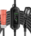 Noeifevo Type 2 Mobil EV Wallbox, 11KW 3-fase CEE16A Justerbar Ladeeffekt EV-lader, 5m/10m/15m EV-ladekabel for Model Y/3, ID.3/4/5, MG4, EX30, e-up, e-tron, Zoe og andre EV-er.
