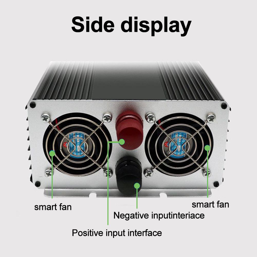 Inversor de onda sinusoidal pura DC 12V a AC110V 220V 3000W 4000W 5000W 6000W 8000W convertidor de voltaje del convertidor de potencia inversor solar