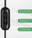 Noeifevo Type2 EV Ladestation Kit, 16A 3 Phase Elektrofahrzeug Ladegerät, CEE 16A Mobile EVSE Wallbox mit 5Meters Kabel