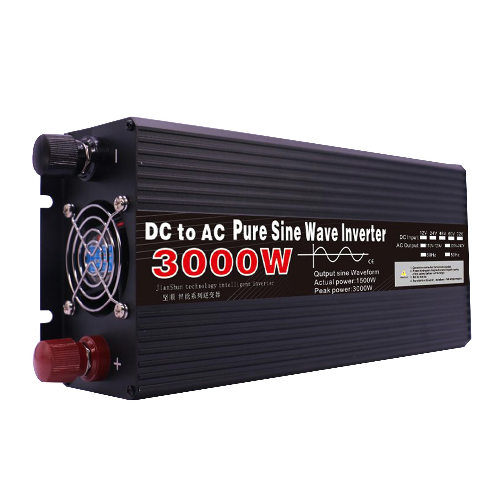 zuivere sinusgolfomvormer DC 12V naar AC110V 220V 3000W 4000W 5000W 6000W 8000W spanning Converter Power Converter zonne-omvormer