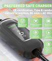 Noeifevo Power Fast Charging Cable 11kW 16A Type 2 to CEE EV Charger 5m/10m/15m